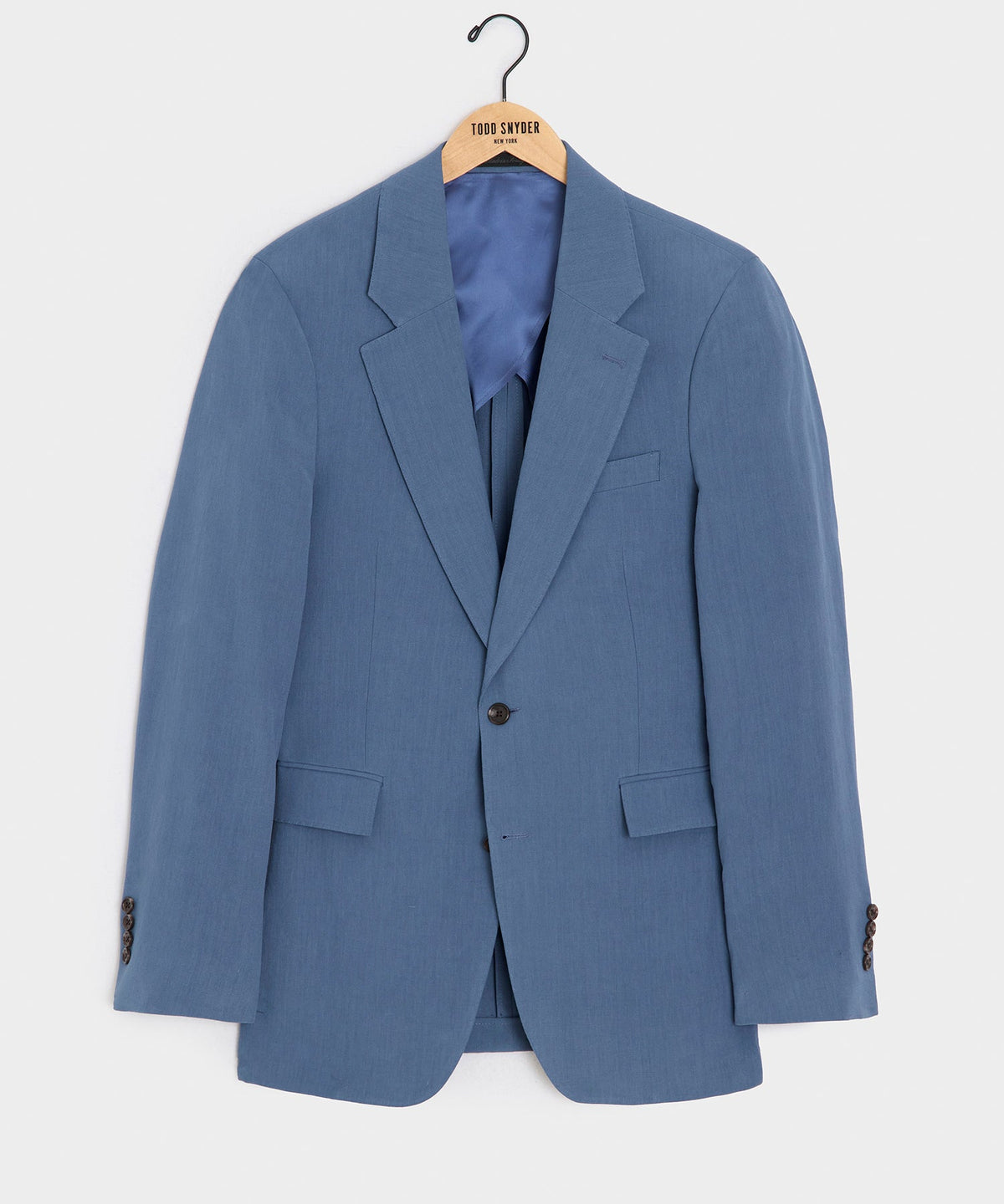Todd Snyder Italian Sueded Linen Sutton Jacket - Harbor Blue