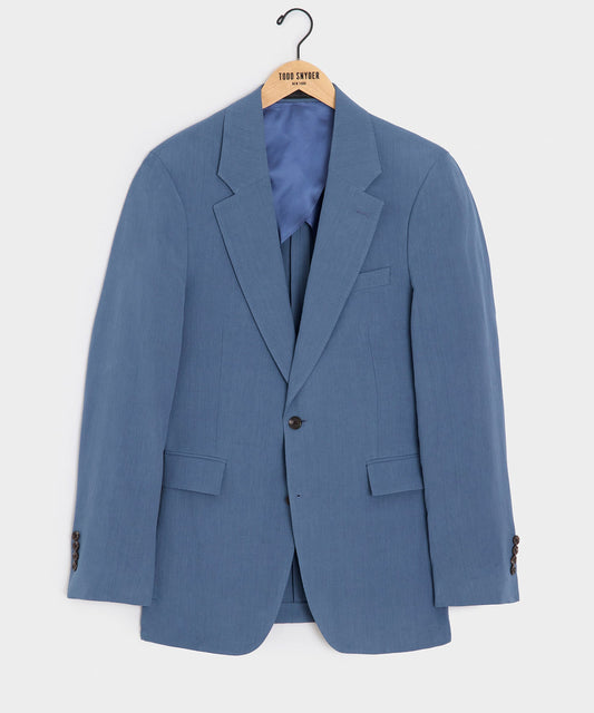 Todd Snyder Italian Sueded Linen Sutton Jacket - Harbor Blue