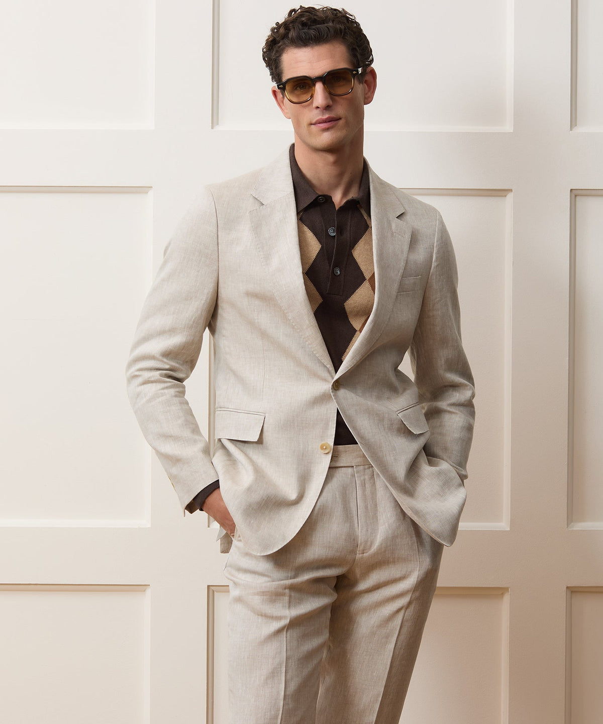 Todd Snyder Italian Linen Sutton Jacket - Oatmeal