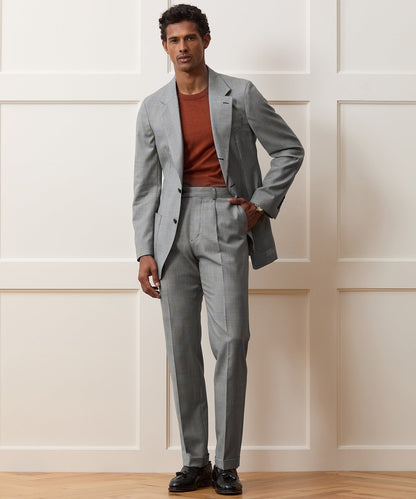 Todd Snyder Italian Wool Glen Plaid Madison Trouser - Cream