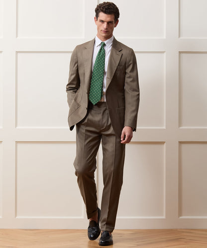 Todd Snyder Italian Wool Herringbone Madison Jacket - Light Brown