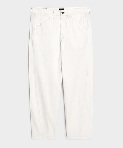 Todd Snyder Relaxed Barrel Jean - White