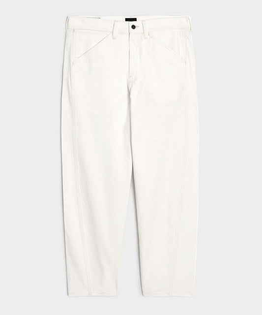 Todd Snyder Relaxed Barrel Jean - White