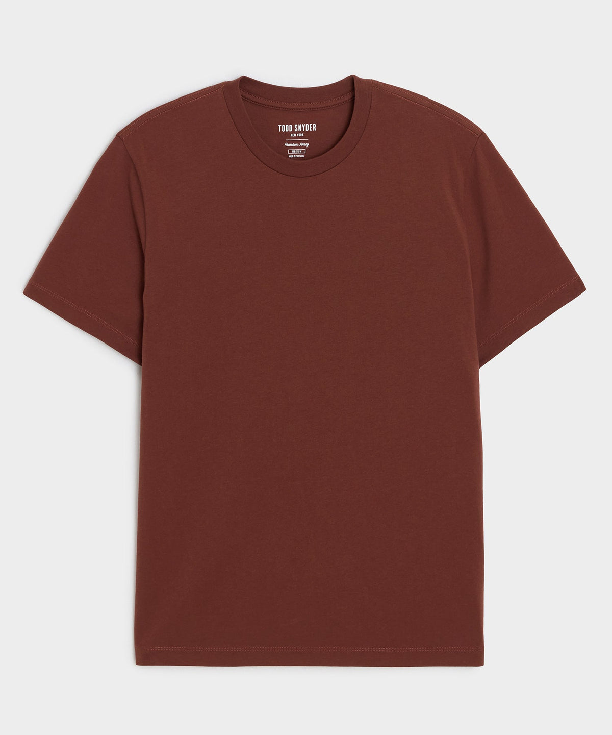 Todd Snyder Premium Jersey Tee - Chocolate Cherry