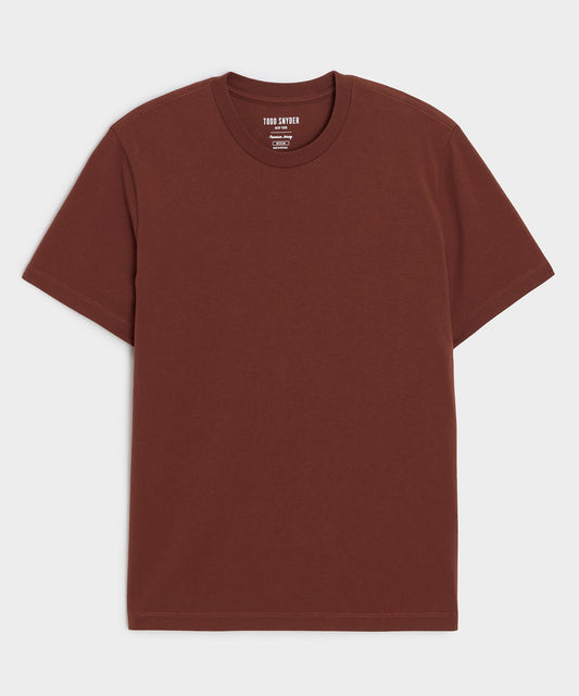 Todd Snyder Premium Jersey Tee - Chocolate Cherry