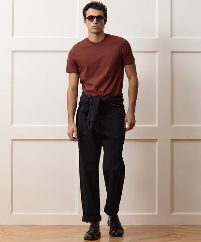 Todd Snyder Premium Jersey Tee - Chocolate Cherry