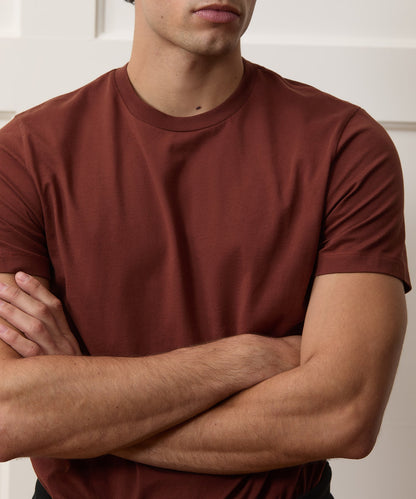 Todd Snyder Premium Jersey Tee - Chocolate Cherry