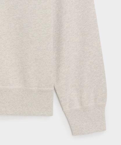 Todd Snyder Soho V-Neck Sweatshirt - Heather Beige