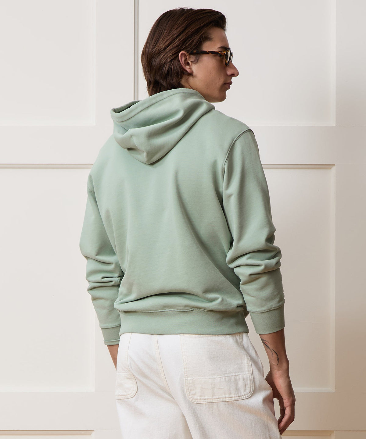 Todd Snyder Foundation Hoodie - Faded Jade