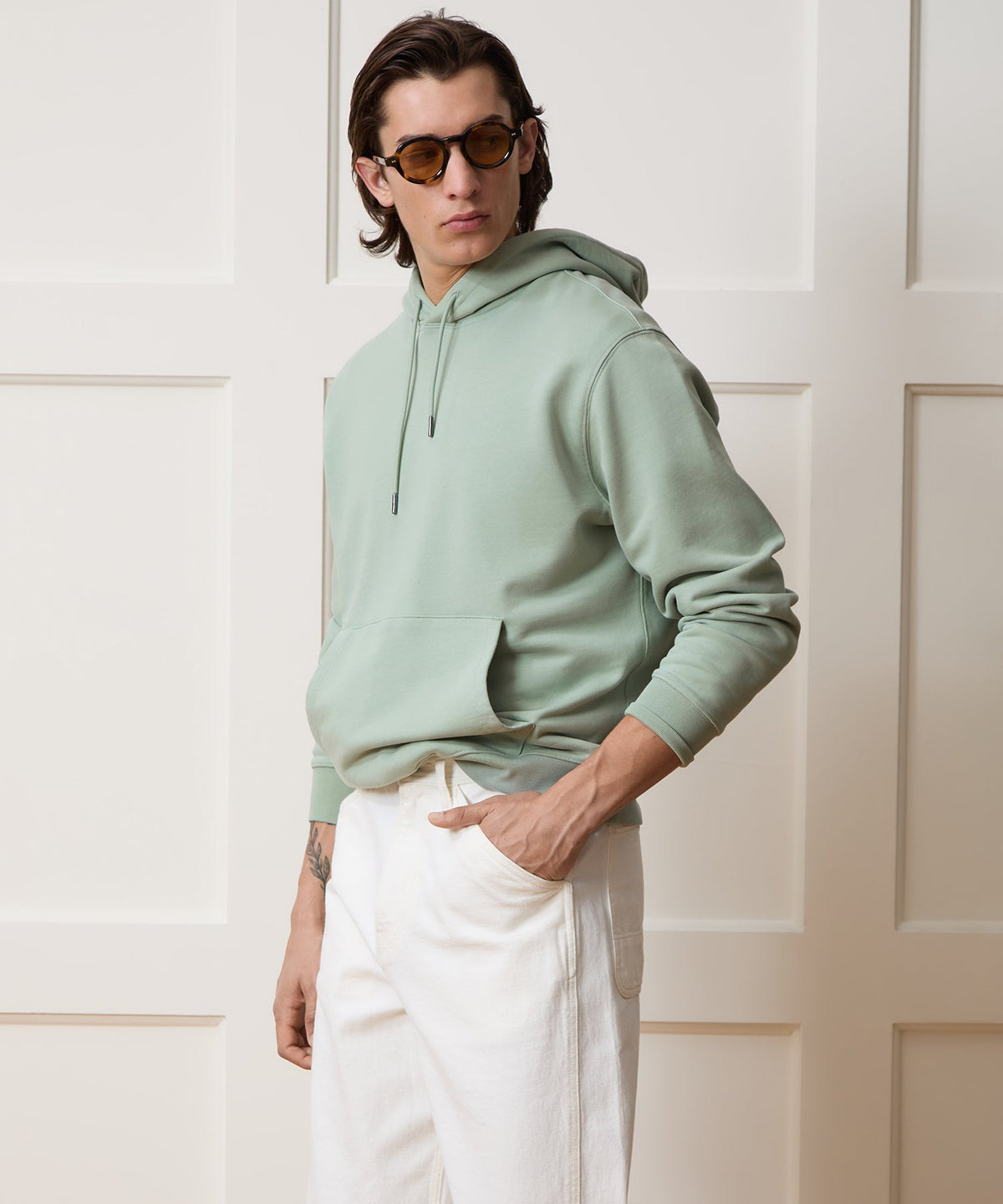 Todd Snyder Foundation Hoodie - Faded Jade
