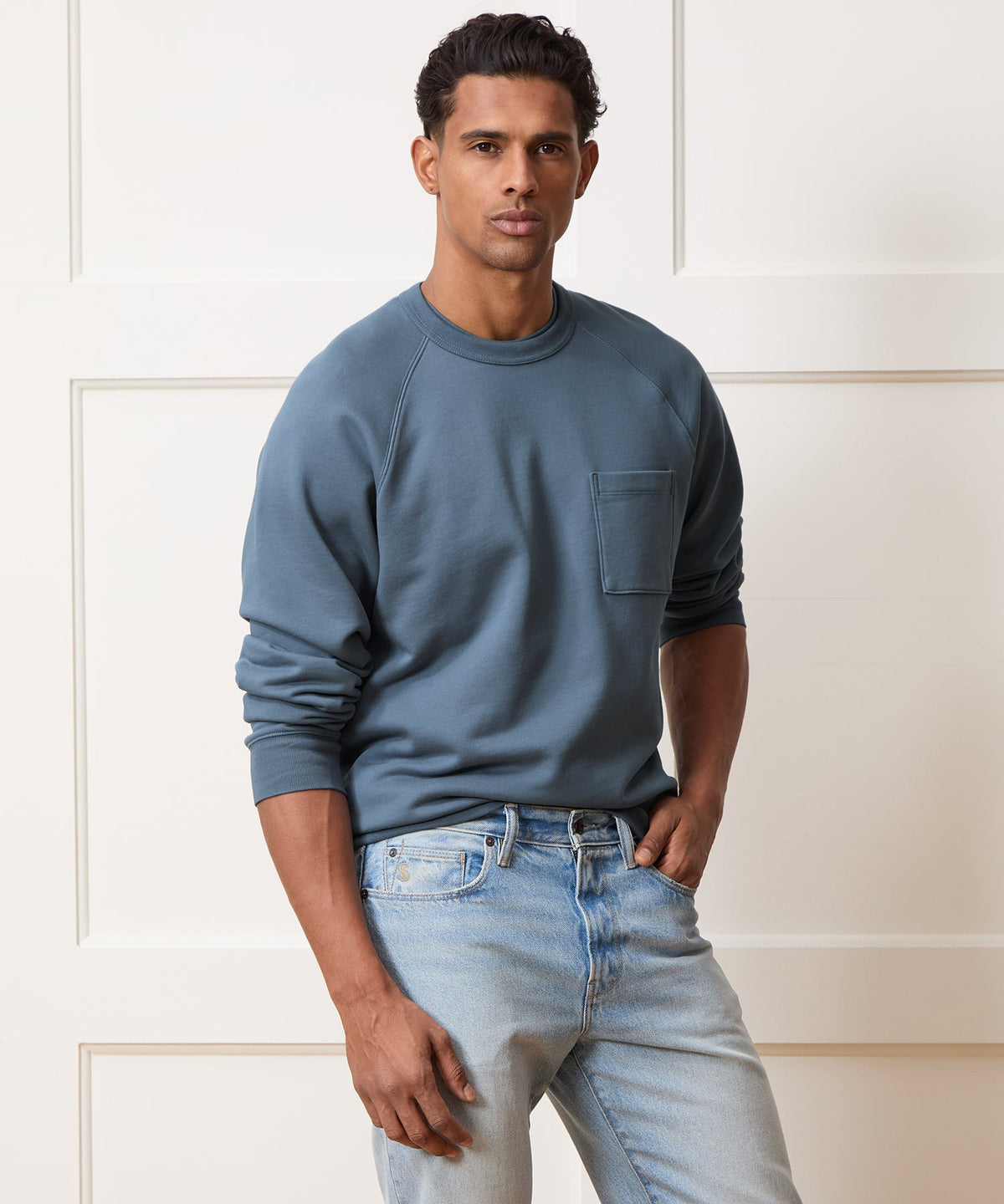Todd Snyder Foundation Pocket Sweatshirt - Deep Springs