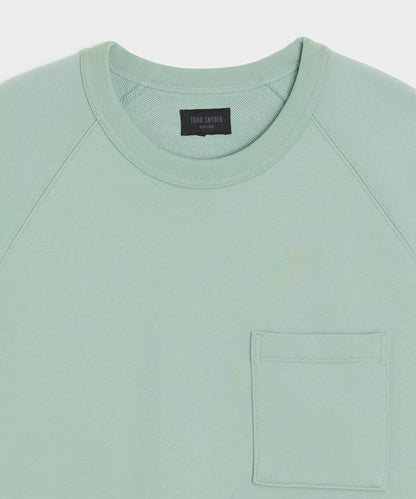 Todd Snyder Foundation Pocket Sweatshirt - Faded Jade