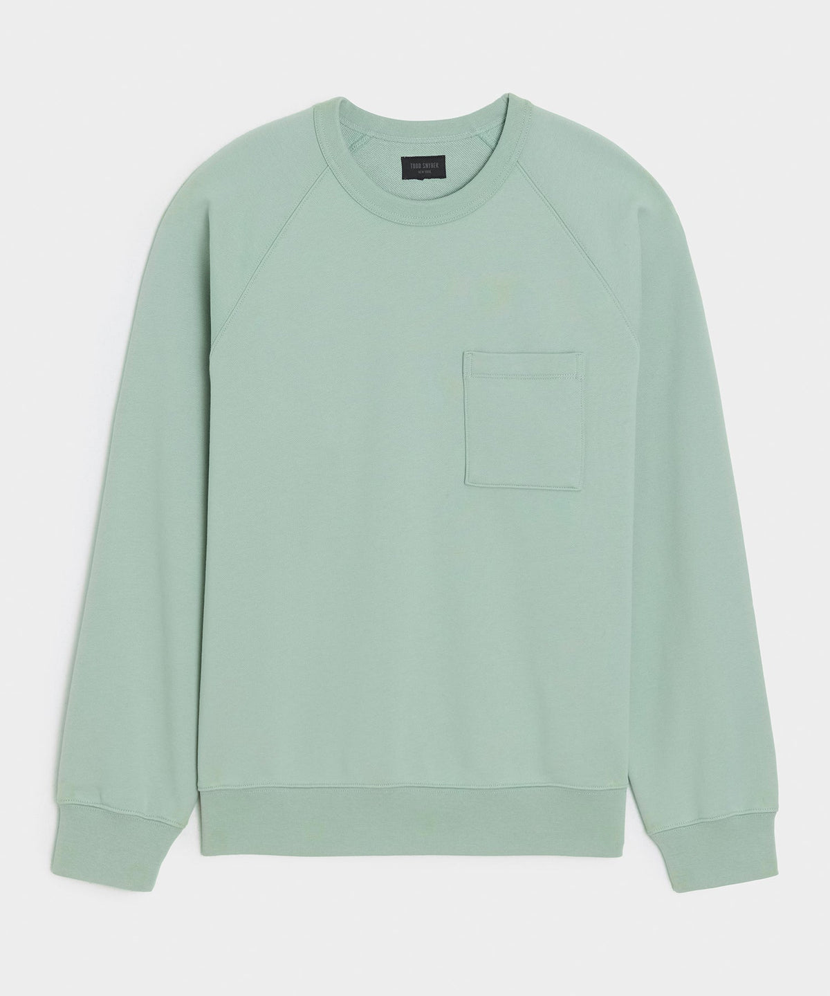Todd Snyder Foundation Pocket Sweatshirt - Faded Jade