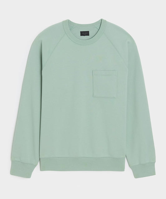 Todd Snyder Foundation Pocket Sweatshirt - Faded Jade