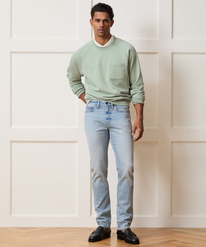 Todd Snyder Foundation Pocket Sweatshirt - Faded Jade