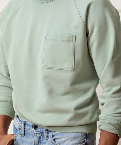 Todd Snyder Foundation Pocket Sweatshirt - Faded Jade