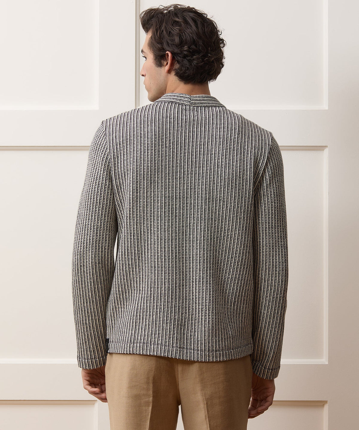 Todd Snyder Ribbed Cotton Cardigan - Black