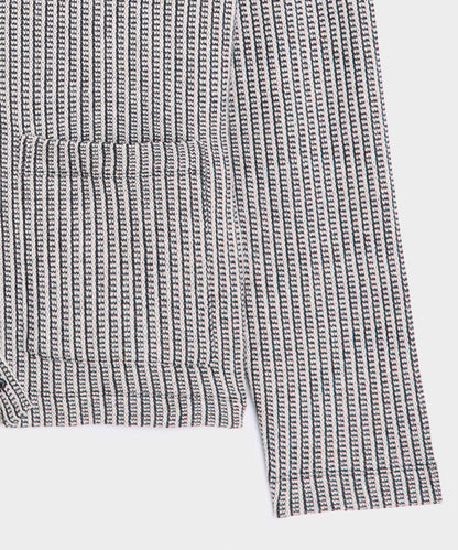 Todd Snyder Ribbed Cotton Cardigan - Black