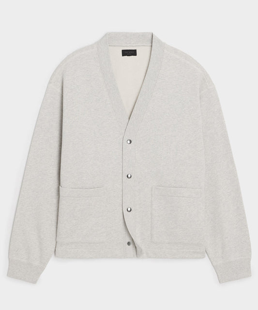 Todd Snyder Soho Cardigan Sweatshirt - Heather Beige