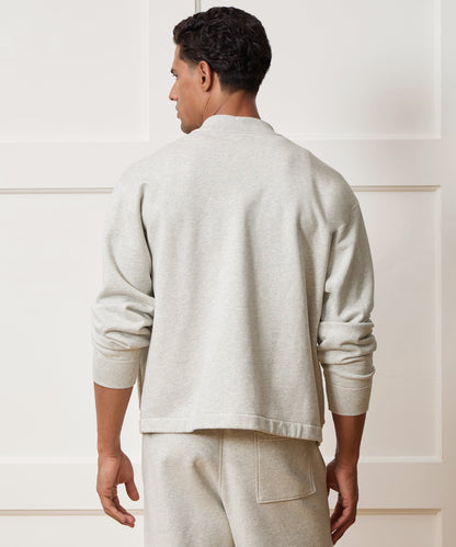Todd Snyder Soho Cardigan Sweatshirt - Heather Beige