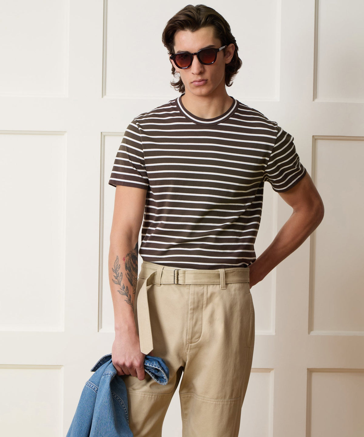 Todd Snyder Premium Jersey Tee - Dark Mocha