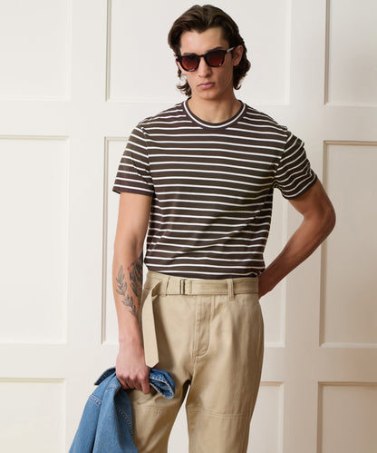 Todd Snyder Premium Jersey Tee - Dark Mocha