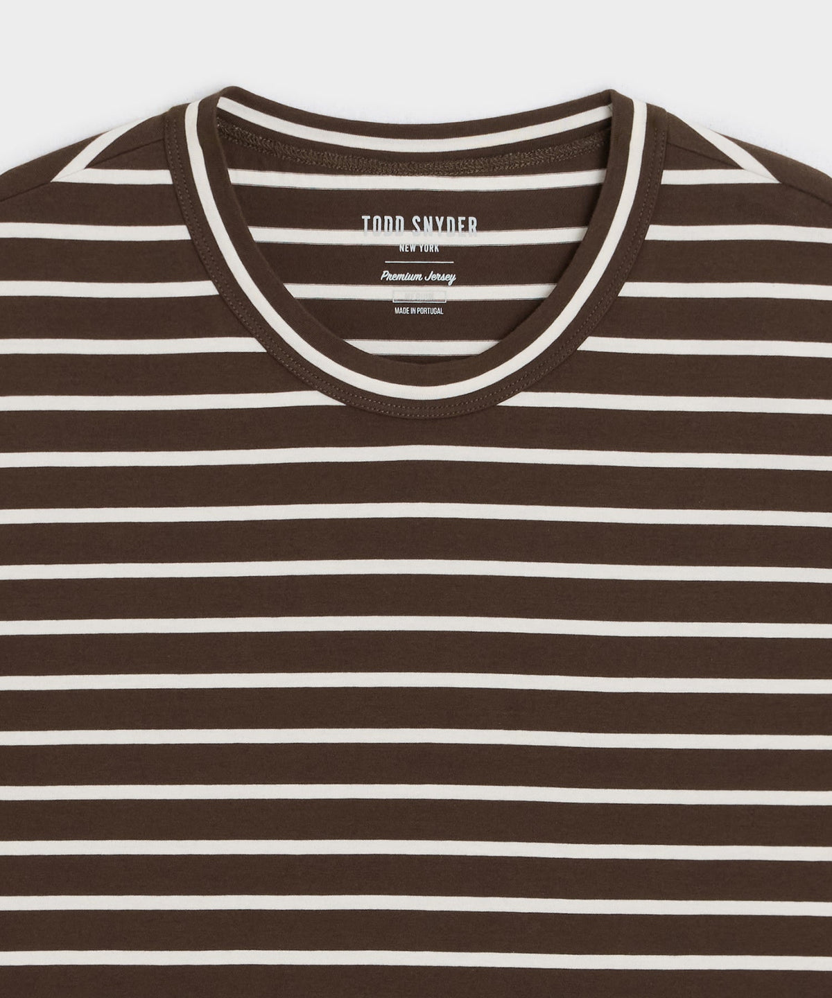 Todd Snyder Premium Jersey Tee - Dark Mocha