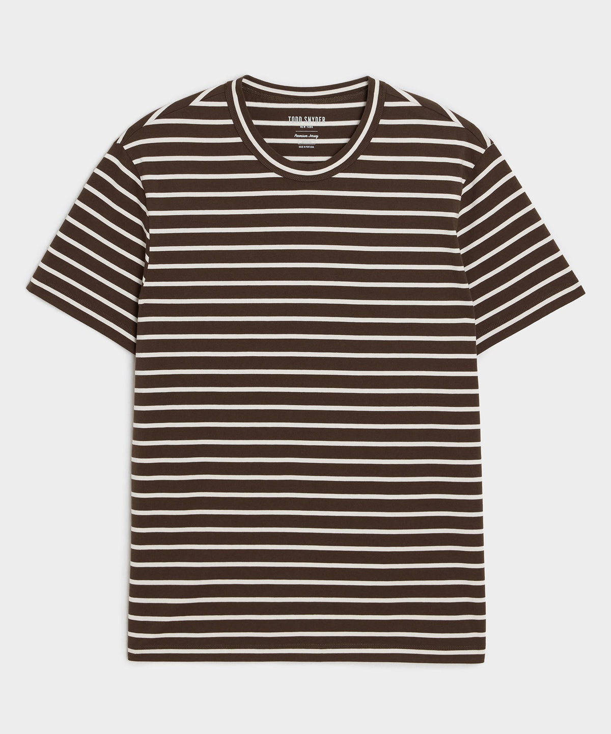Todd Snyder Premium Jersey Tee - Dark Mocha