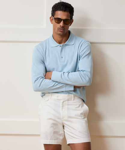 Todd Snyder Cotton Jacquard Polo - Rapids