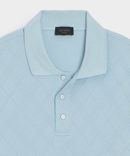 Todd Snyder Cotton Jacquard Polo - Rapids