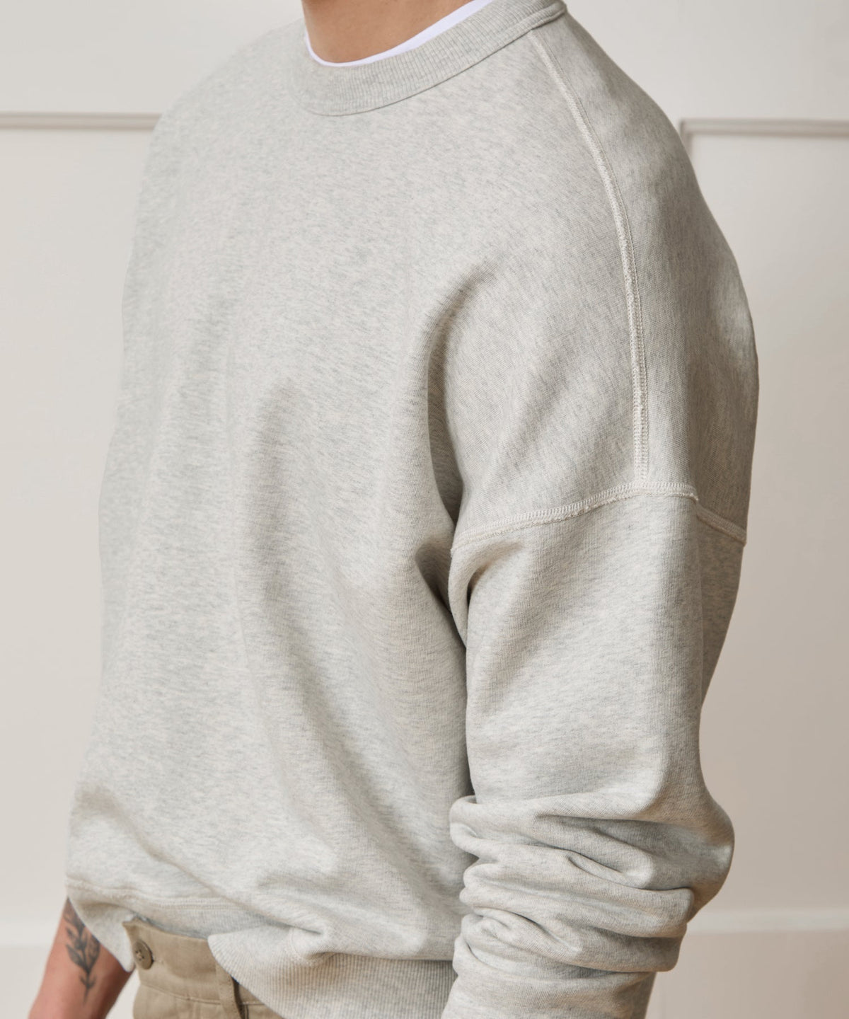 Todd Snyder Soho Sweatshirt - Heather Beige