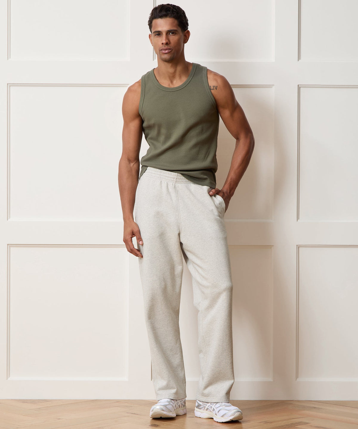 Todd Snyder Soho Sweatpant - Heather Beige