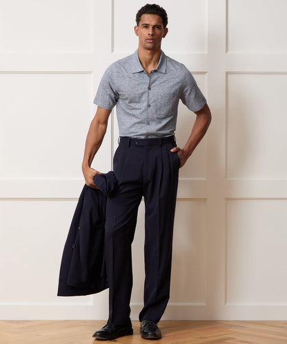 Todd Snyder Cotton Jacquard Shirt - Navy