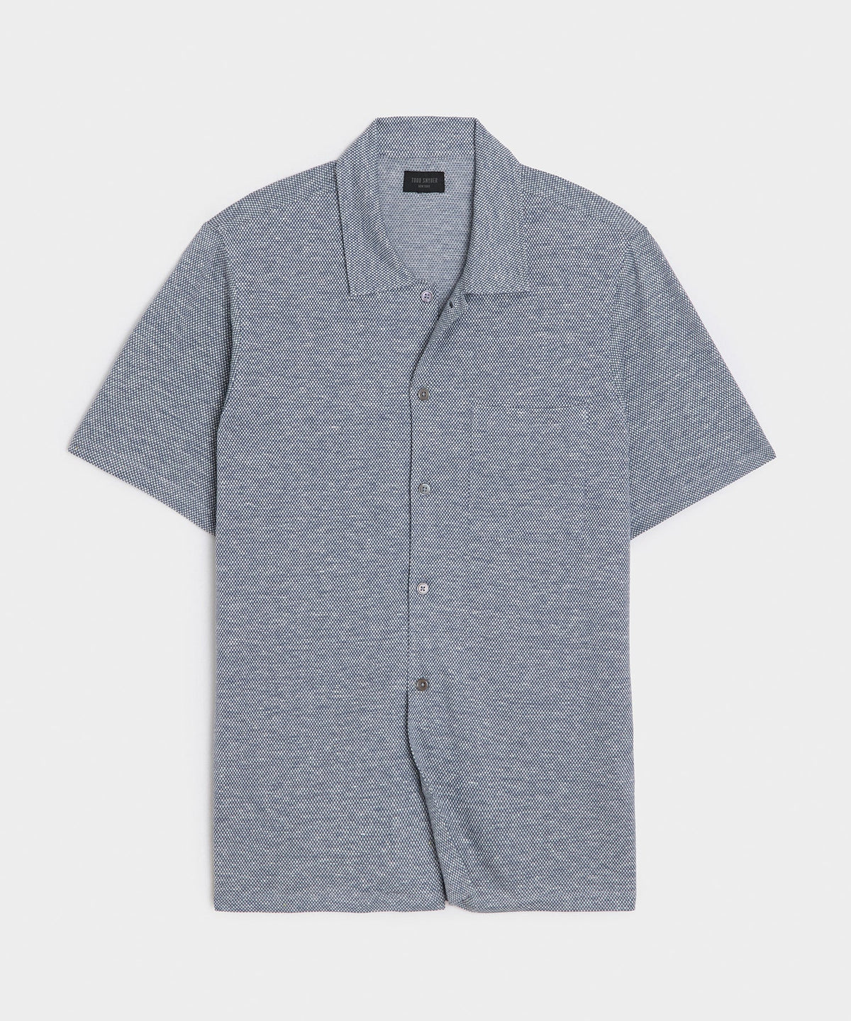 Todd Snyder Cotton Jacquard Shirt - Navy
