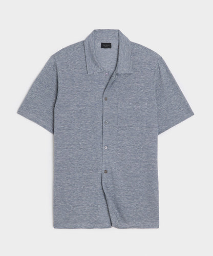Todd Snyder Cotton Jacquard Shirt - Navy