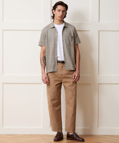 Todd Snyder Cotton Jacquard Shirt - Faded Jade