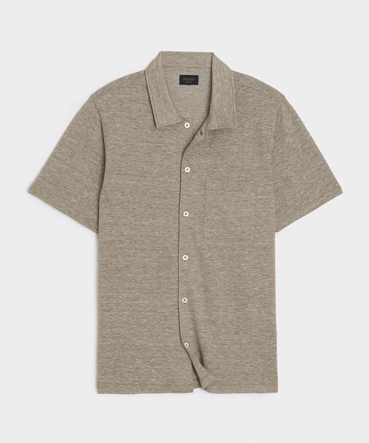 Todd Snyder Cotton Jacquard Shirt - Faded Jade