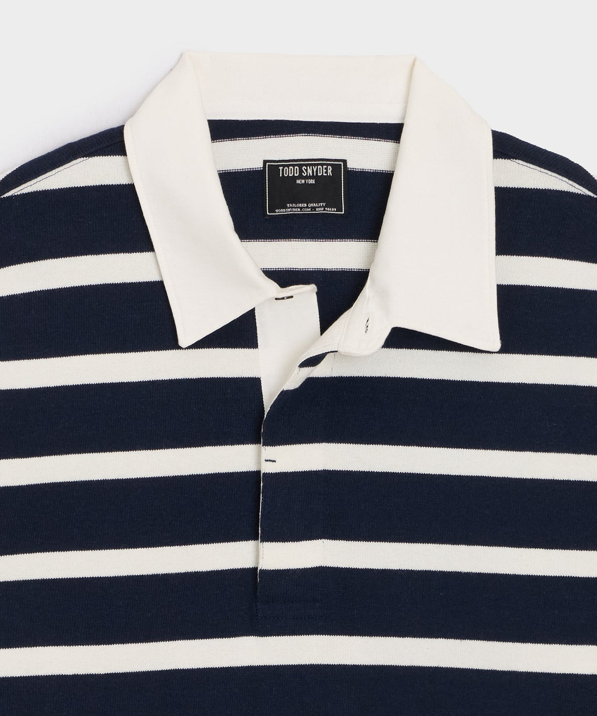 Todd Snyder Striped Rugby Shirt - Navy
