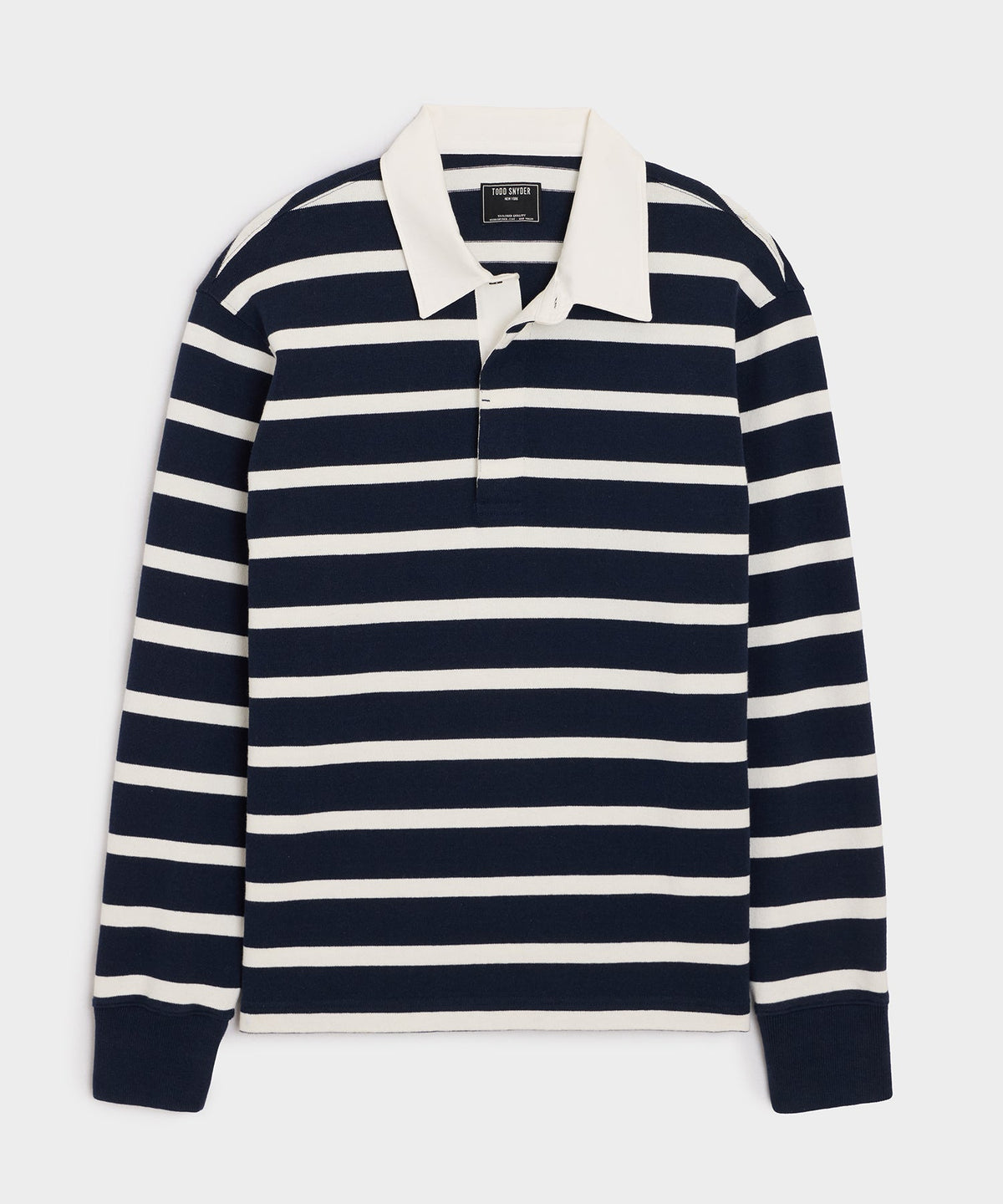 Todd Snyder Striped Rugby Shirt - Navy