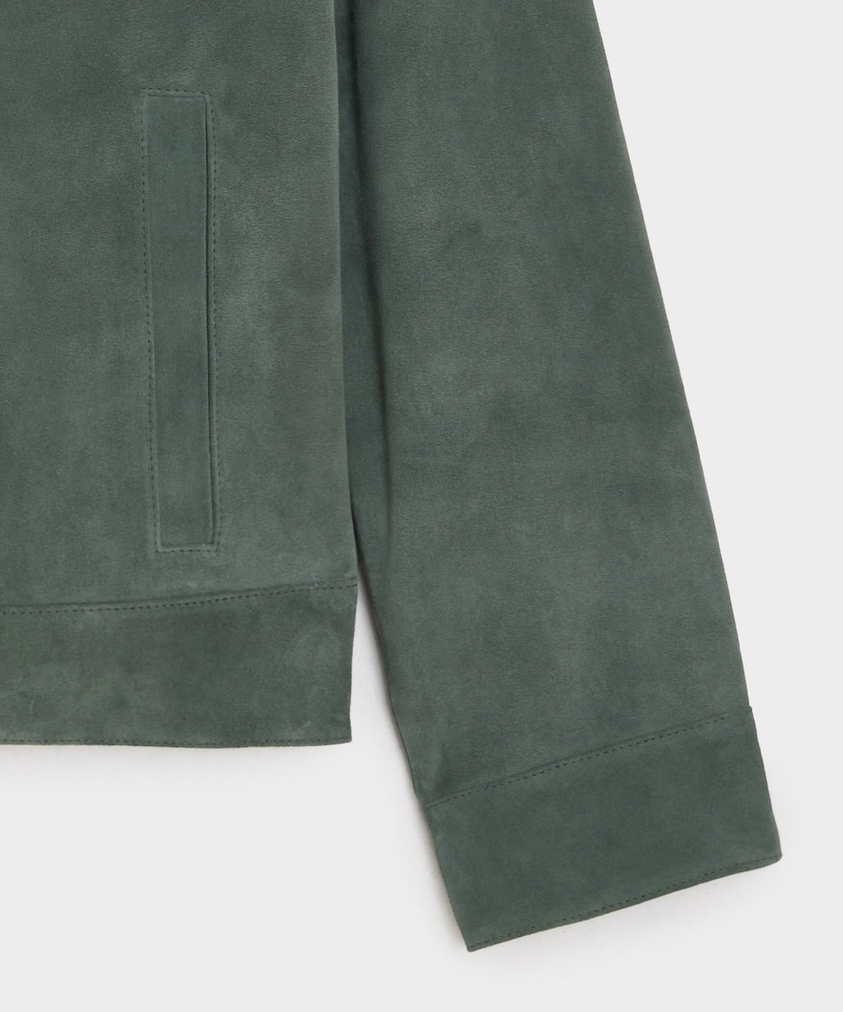 Todd Snyder Italian Suede Dylan Jacket - Aloe