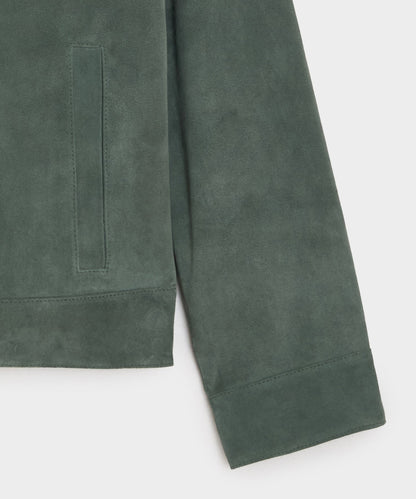 Todd Snyder Italian Suede Dylan Jacket - Aloe