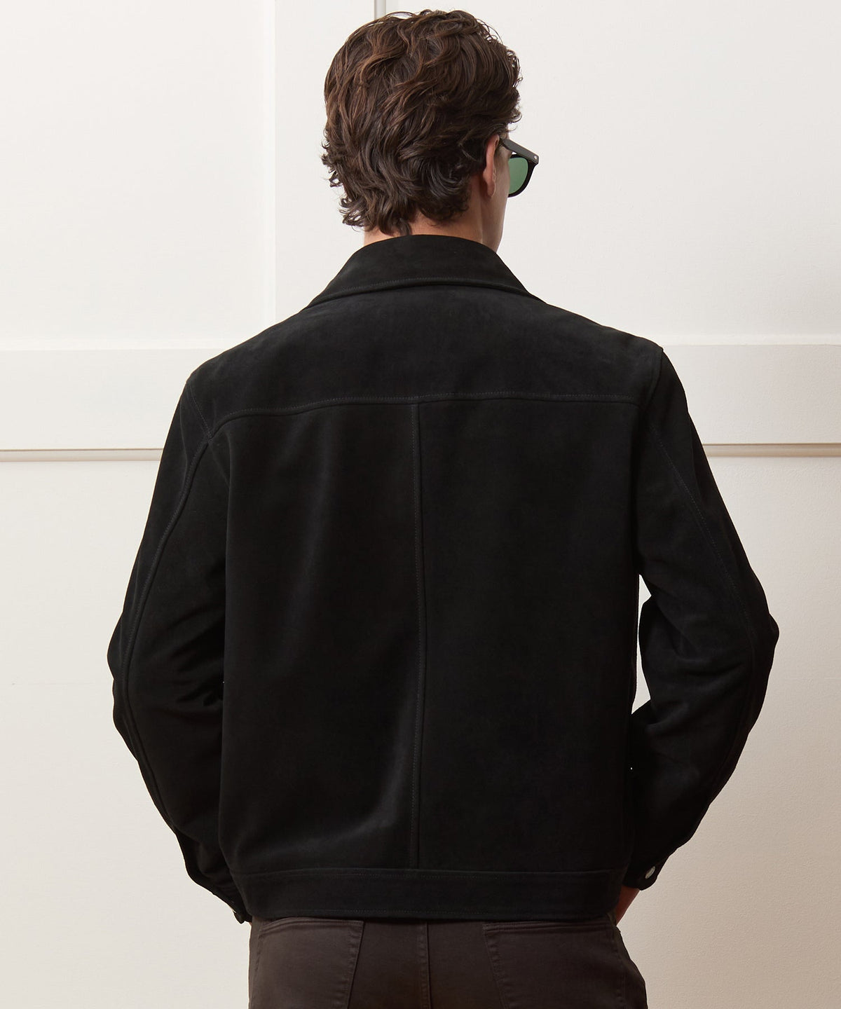 Todd Snyder Italian Suede Grant Jacket - Black