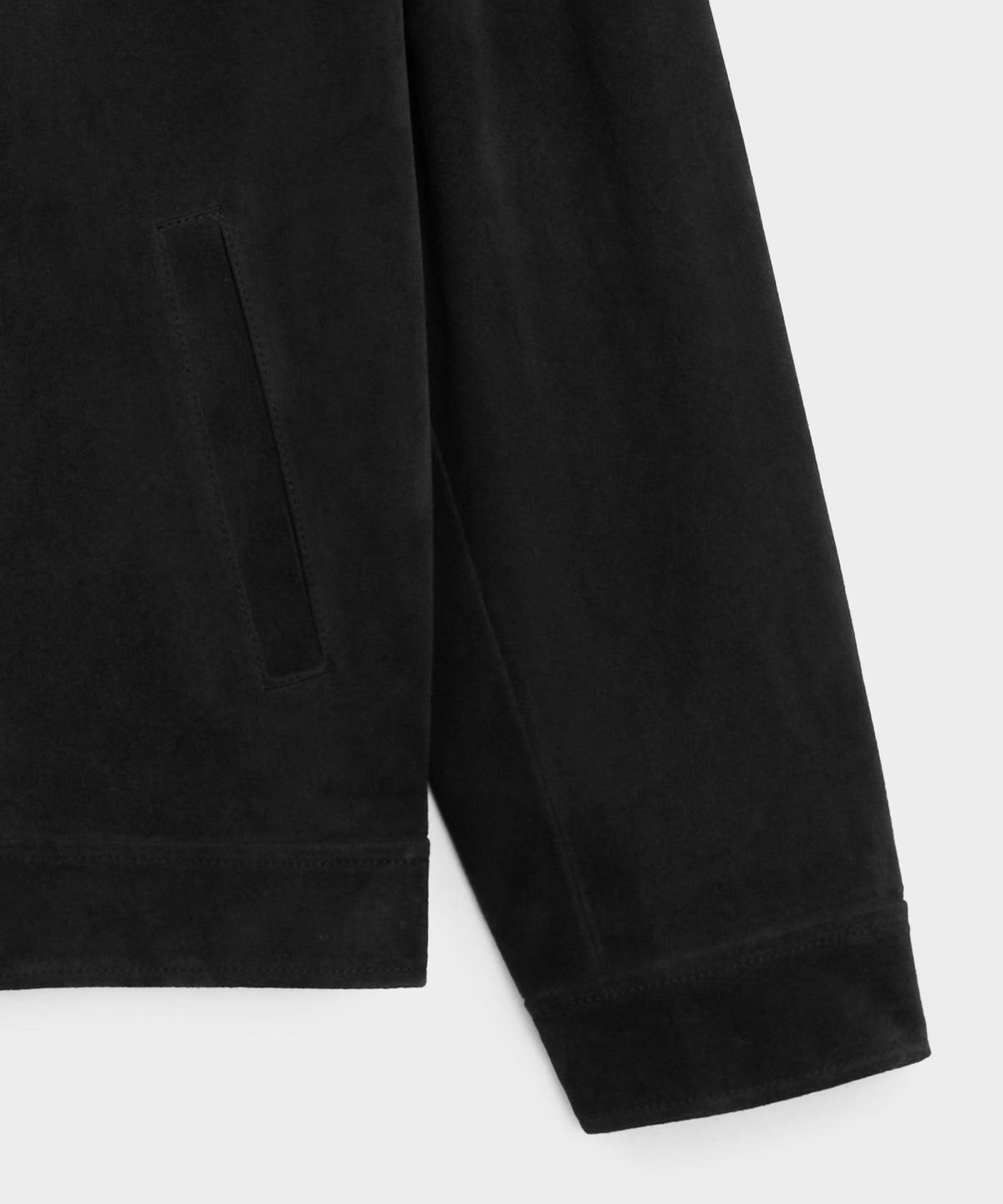 Todd Snyder Italian Suede Grant Jacket - Black