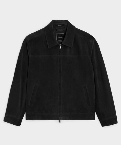 Todd Snyder Italian Suede Grant Jacket - Black