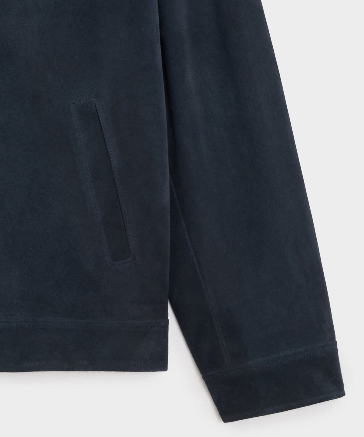 Todd Snyder Italian Suede Grant Jacket - Classic Navy