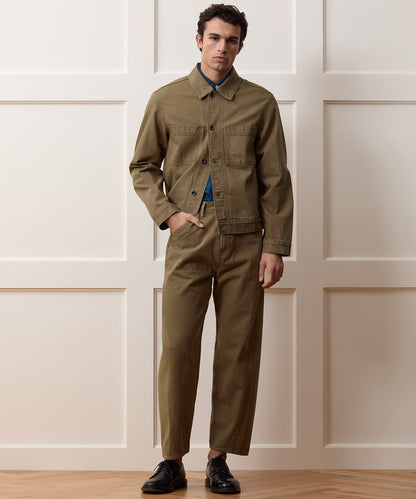 Todd Snyder Boxy Denim Jacket - Brown