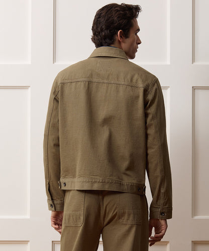 Todd Snyder Boxy Denim Jacket - Brown