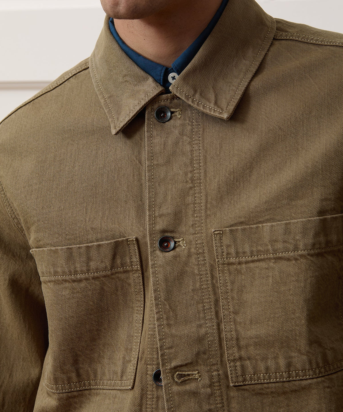 Todd Snyder Boxy Denim Jacket - Brown