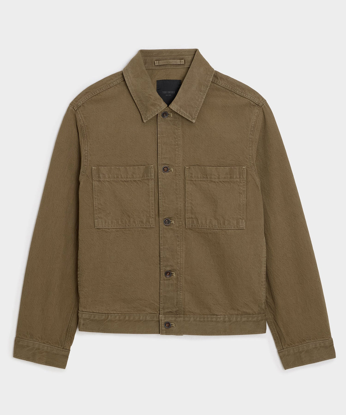 Todd Snyder Boxy Denim Jacket - Brown