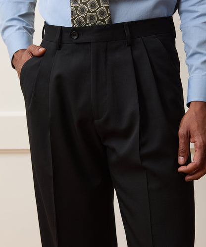 Todd Snyder Italian Gabardine Wythe Trouser - Black